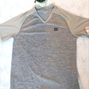 Wilson men's Sport gray shirt new with tags size L